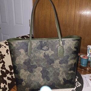 Coach Large Camouflage Tote Bag